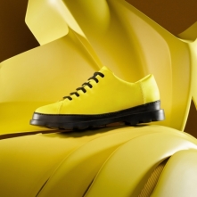 Camper Brutus Formal Shoes Yellow / Black - Mens Singapore HJROOB-380